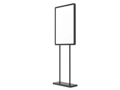 Advertising stand display Billboard 09 Low-poly 3D model