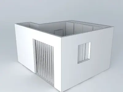 daisyorkut cube with window Free 3D model