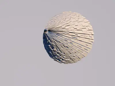 Sci Fi  Cone Shape Triangle 3D model 2019 3D model