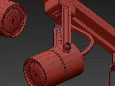 Track Light Fixtures 3D model