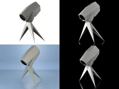 Humble Telescope Free 3D model