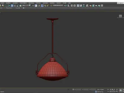 Apollo Pendant Light Low-poly 3D model