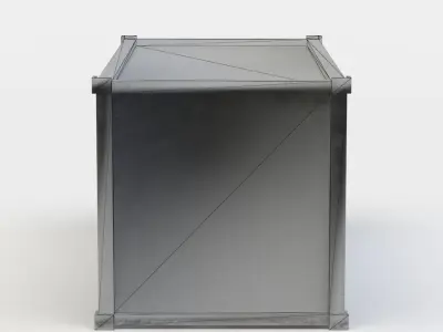 Container shipping Low-poly 3D model 4