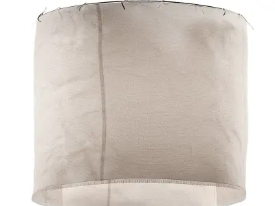 Minimalist Linen Pendant Hanging Lamp Chandelier 3D model