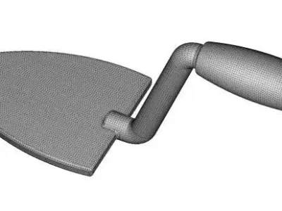 Toddler Trowel Toy 3D model