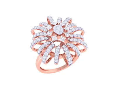  Women Ring MTL 3dm STL OBJ FBX Details 3D print model 14