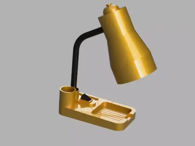 Study lamp 3D model