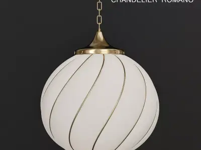 CHANDELIER ROMANO 3d model Low-poly 3D model