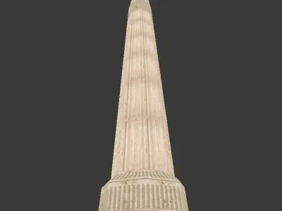 Gerudo Palace Pillar Free low-poly 3D model