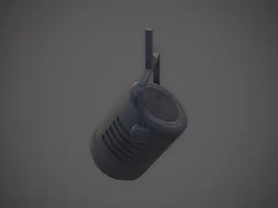Spotlight and Structure Free low-poly 3D model
