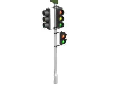 Ttraffic Light 3D model