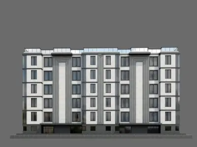 Residental Building ID027 3D model