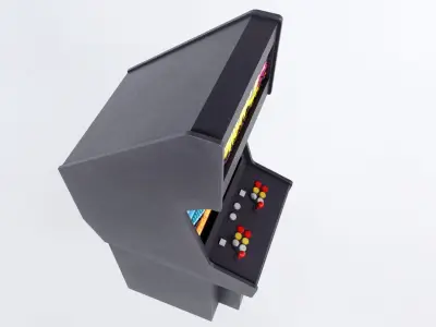 Arcade Machines Low-poly 3D model