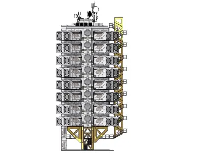 Sci-fi Apartment 002 10 3D model