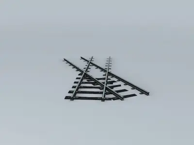 Eco Rail Dirty Yard X-Over Old Steam Days Free 3D model