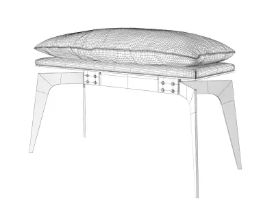Prong Bench 3D model