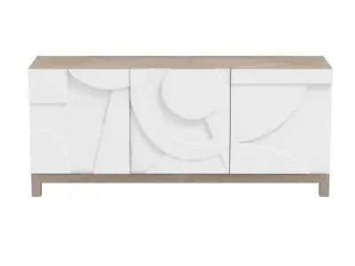 Bernhardt Interiors  Brindisi Buffet Cabinet 3D model