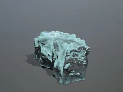 Ice Mountain Low-poly 3D model purchase