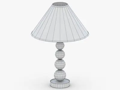 1372 - Table Lamp Low-poly 3D model