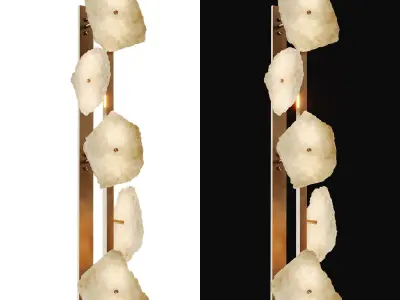 Petra Column Wall Sconce Carlylecollective 3D model