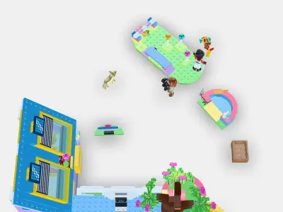 LEGO Friends Dog Rescue Centre 41727 Low-poly 3D model