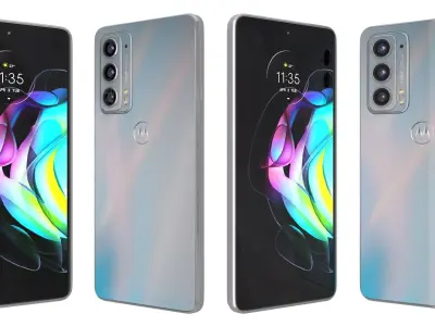 Motorola Edge 20 Frosted White 3D model