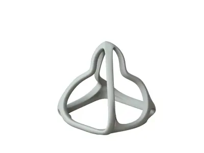 SciFi Cube Object No 62544 Low Poly Shape Low-poly 3D model