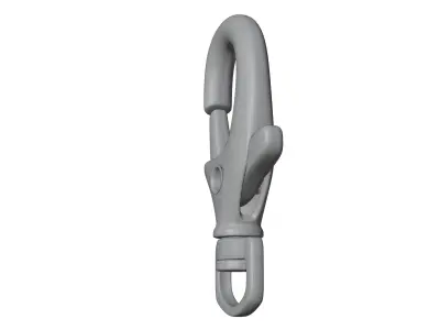 key chain Low-poly 3D model