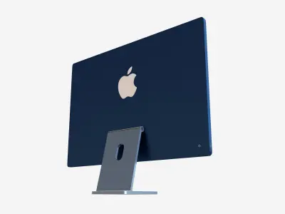 Apple imac 2021 v1 006 Low-poly 3D model
