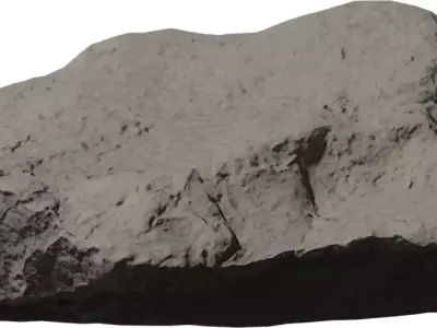 Photorealistic Rock 3D Model Low-poly 3D model