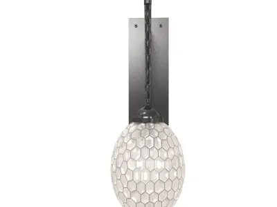 Custom made wall light 3D model