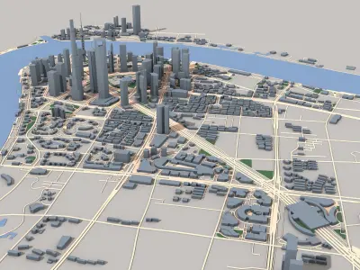 Shanghai Tower 3D model