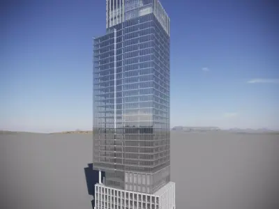 1 Leadenhall Street Tower - London Skyscraper 3D model