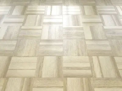 Parquet - Laminate - Wooden floor 2 in 1 Low-poly 3D model 40