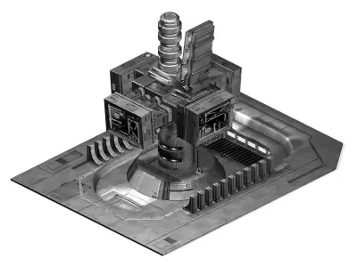 Functional mechanical object 07 3D model