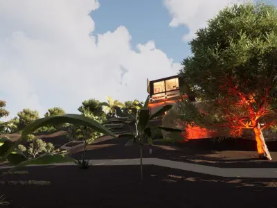 Revit Modern Beach house 3D model