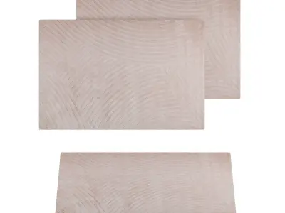 Carpets set 01 3D Model Pack