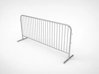 road barrier type steel 3D model