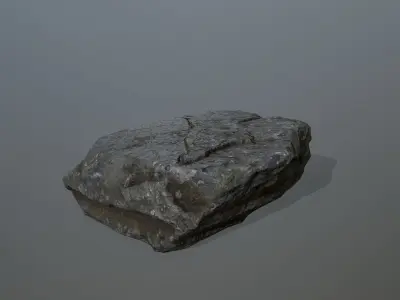 Rock Set Low-poly 3D model buy