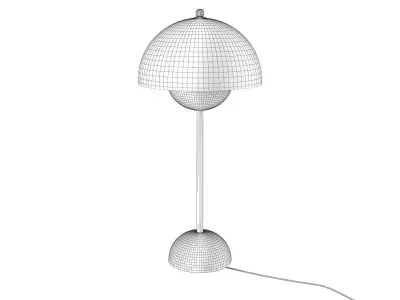 FlowerPot VP3 Table Lamp Free 3D model
