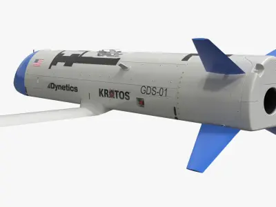  Dynetics Gremlins Drone White Blue 