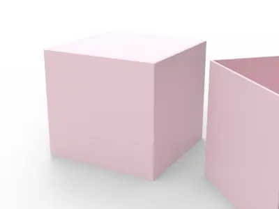 Three Drawers Gift Box 3D model