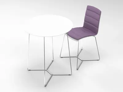 Viteo Table Set Small 3D model
