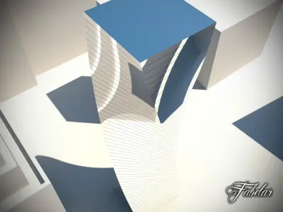 Building 16 Low-poly 3D model