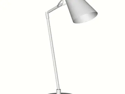 Modern Metal Table Lamp Set 3D model