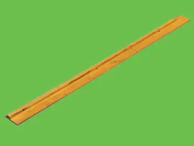 Long Yellow Curb-3D Scan 3D model