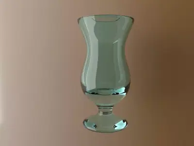 Glass vase Free low-poly 3D model