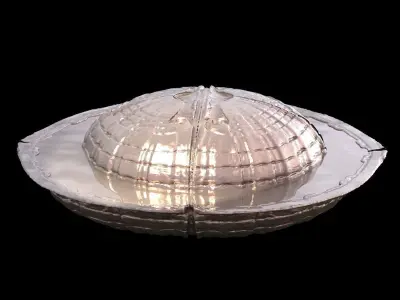 Gold Brushed Poseidon sculpture 3 designs  3D model