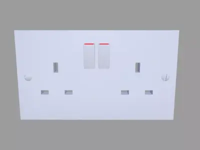Switch Board Low-poly 3D model