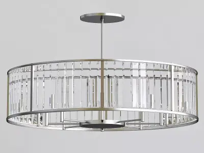 HERA OVAL CHANDELIER By Arteriors Home 3D model